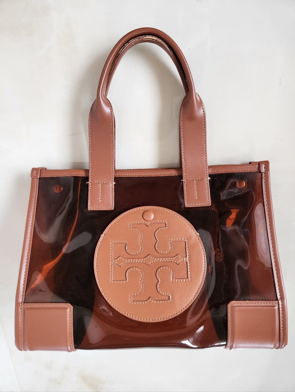 Tory Burch Clear Brown Tote